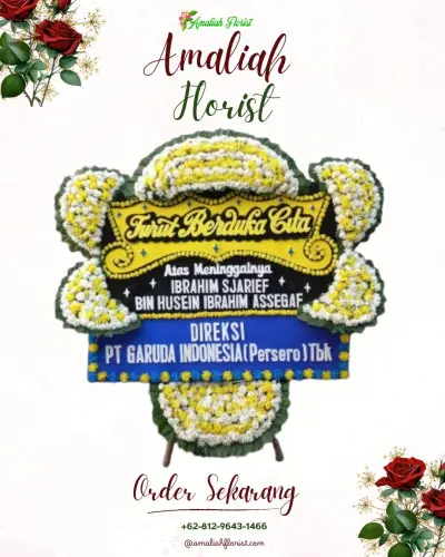Papan Bunga Duka di Cau Belayu