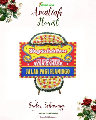 Bunga Papan Congratulation di Cau Belayu